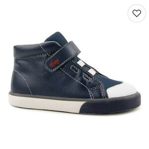 See Kai Run Drew Navy and White Kids Sneakers. size 10